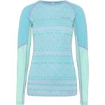 Kari Traa Дамско мериносово термобельо Kari Traa Women's Malia L/S Merino base layer - Blue Lagoon - размер XS (115-2343-0611)