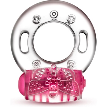 Image 1 of Blush Play with Me Arouser Vibrating C-Ring Pink