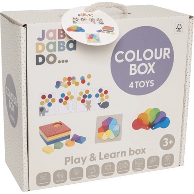 Jabadabado Play & Learn box Farby