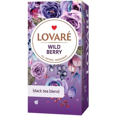 LOVARÉ Wild Berry černý čaj 24 ks