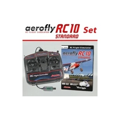 Ikarus Aerofly RC10 Standard DVD pre Windows 10/11 s USB ovládačom