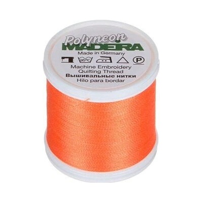 Vyšívací nitě PES Madeira Polyneon (400m) barva 1952 apricot