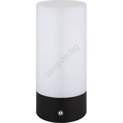 GLOBO 21040SRGB - LED RGB настолна лампа LEX 1, 8W/5V 1500 mAh черна (GL8430)