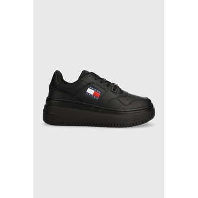 Tommy Jeans TJW Retro basket flatform ess EN0EN02506 černá