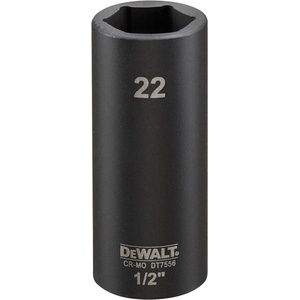 DEWALT Вложка ударна удължена DeWALT 22 мм 1/2" DT7556 (DT7556)
