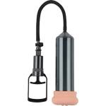 Toyz4Lovers Пенис помпа с накрайник Кибер Кожа "touch sens black" 20 см