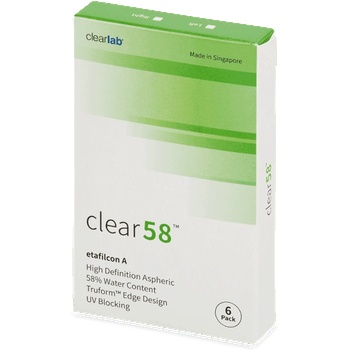 Clear 58 UV 6 pcs