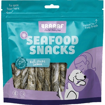 Braaaf Salmon Roll Stick 2 x 12 cm 350 g