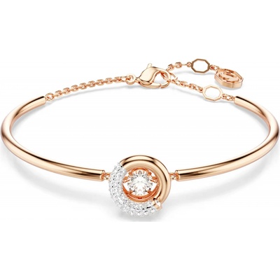 Swarovski Elegantný pevný náramok s krištáľmi Dextera 5692259