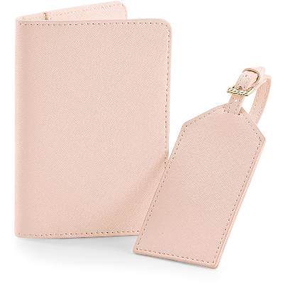 BagBase Cestovní sada Boutique BG 755, pouzdro a visačka COT52075530099-soft pink Růžová světlá Univerzální