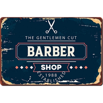 BDS reklamná tabuľka THE Gentlemen Cut 1988 30x40cm