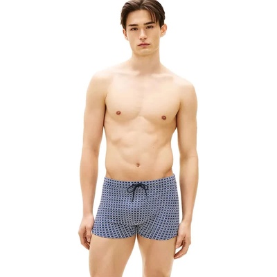 Tommy Hilfiger Бански гащета Tommy hilfiger UM0UM03838 swimming shorts - Blue (Mini H Geo Aegean Sea)