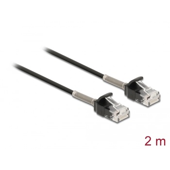 Delock 87018 2m Cat6A RJ45 мъжки - RJ45 мъжки кабел със защита от прегъване (87018)