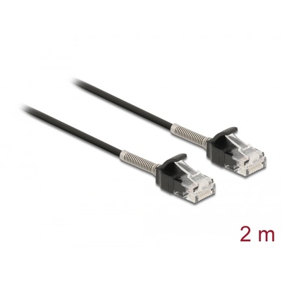 Delock 87018 2m Cat6A RJ45 мъжки - RJ45 мъжки кабел със защита от прегъване (87018)