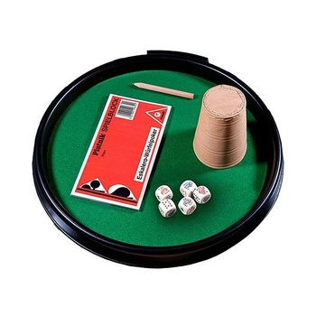 Piatnik Зарове с 5 зара и кожена чаша (piat-296758)