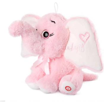 Image 1 of Amek Toys ПЛЮШЕН ГОЛЯМ СЛОН СЪС СЪРЦЕ И ЗВУК 65 СМ