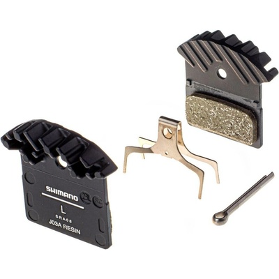 brzdové doštičky Shimano J05A-RF polymér s chladičom original balenie