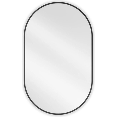 Mexen Loft овално огледало за баня 90 x 55 см, черна рамка - 9851-090-055-000-70 (9851-090-055-000-70)