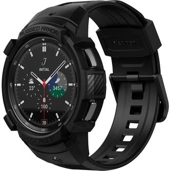 Spigen rugged armor pro galaxy watch 4 classic 46 mm matte black (acs03832)