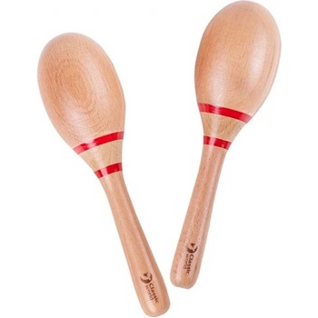 Image 1 of Classic World Детски дървени маракаси Classic World - Червени (CWE40508)