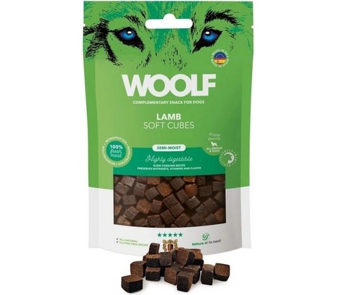 Woolf Soft Cubes Lamb 100 g
