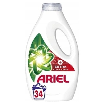 Ariel +Extra Clean Power tekutý prací prostriedok 1,7 l 34 PD