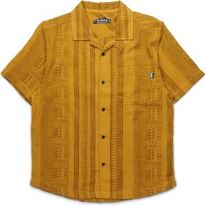 KAVU Мъжка риза с копчета Kavu Castaway Shirt - Wood Dobby - размер L (033-3151-0213)