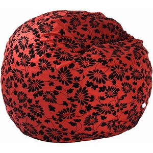 PUFRELAX Пуф, Барбарон, 600л. , King Size - Poppy, Перящ се калъф, Трансформира се в легло, Пълнеж с микс от мемори пяна и дунапрен, Гама Premium (PUF-M-K-PT-PPY) - topmarket