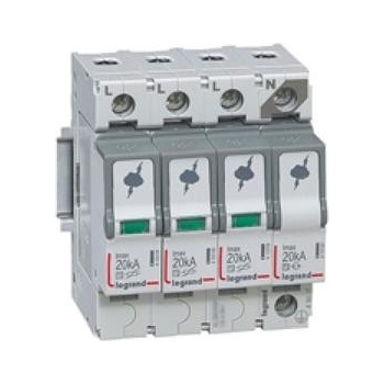 Image 1 of Legrand Катоден отводител тип 2 SPD 20kA 320V 3P+N R - 412227 (412227)
