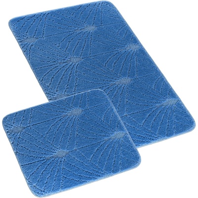 Bellatex Sada Bany Chrpa tmavě modrá 60x100 + 60x50 cm bez výkroje