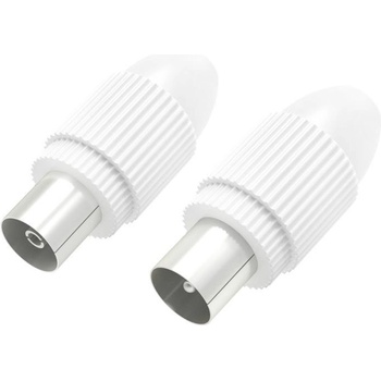 Image 1 of Hama Коаксиален комплект, мъжко/женско, захващане тип скоба (205212)