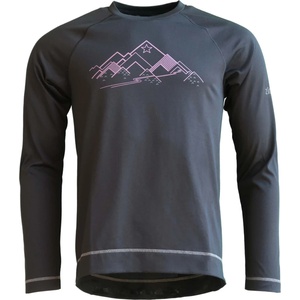 Zimtstern Мъжка фланелка с дълъг ръкав за колоездене Zimtstern PureFlowz Eco Shirt L/S Cycling jersey - Pirate Black - размер XL (056-4128-0214)