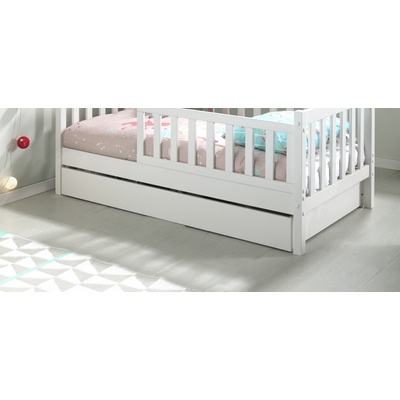Biela zásuvka pod detskú posteľ 70x140 cm Peuter Vipack