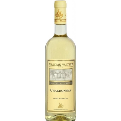 Château Valtice Chardonnay jakostní bílé suché 14% 0,75 l (holá láhev)