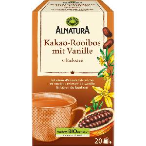 Alnatura Био чай „Щастие с какао, ройбос и ванилия - 40 г