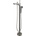 Inter Ceramic Стоящ смесител за вана ICL 8913, месинг, хром, с шлаух и слушалка, 94.3x21см (8913)