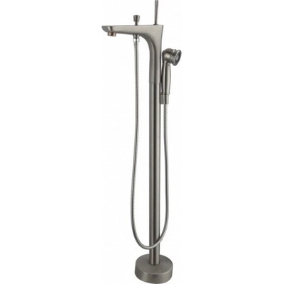 Inter Ceramic Стоящ смесител за вана ICL 8913, месинг, хром, с шлаух и слушалка, 94.3x21см (8913)