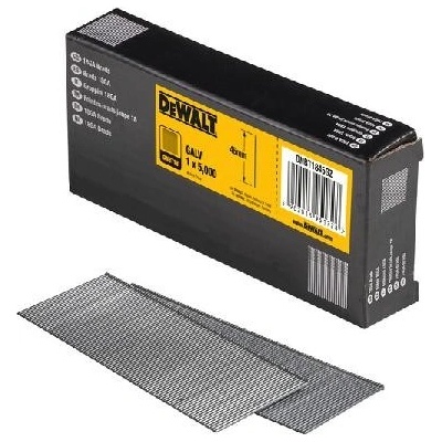 DeWALT DNBT1845GZ Hřebíky zinkované pro DCN680, 1,25 x 45 mm, 5000 ks