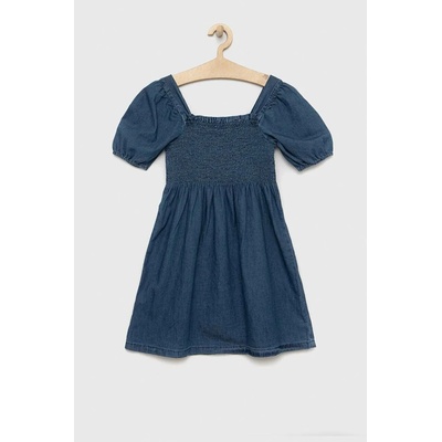 Gap Детска дънкова рокля gap в синьо къс модел разкроен модел (601064.girls.woven.it.w)