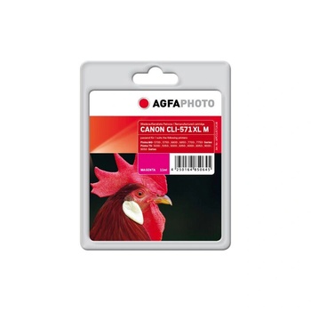 Compatible AgfaPhoto CLI-571XL магента касета за принтер, съвместима с Canon (APCCLI571XLM)
