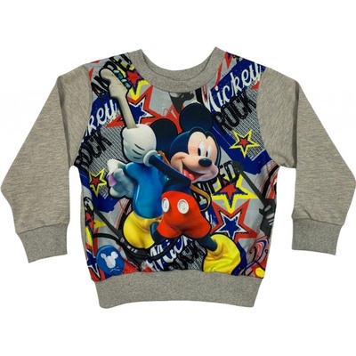Setino Chlapčenská mikina Mickey Mouse sivá