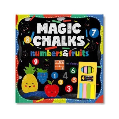 Čísla a ovocie- Magic Chalks kniha s kriedami