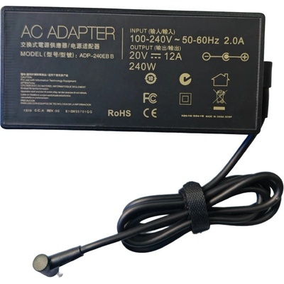 Makki Зарядно за лаптоп Makki Laptop Adapter ASUS - 20V 12A 240W 6.0x3.7mm - MAKKI-NA-AS-86 (MAKKI-NA-AS-86)