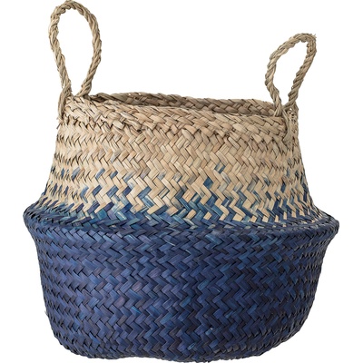 Bloomingville Кошница за съхранение Kiafillippa от морска трева синя (90236661)