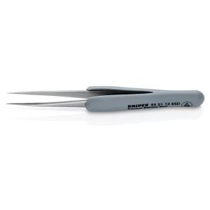 KNIPEX Прецизна пинсета с гумена дръжка esd 112мм knipex 60046 (92 21 12 esd)