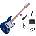 SX SJB75 SET 2 Trans Blue Електрическа бас китара