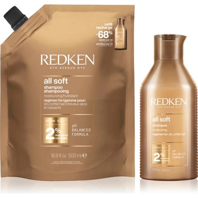 Redken All Soft изгодна опаковка за суха и крехка