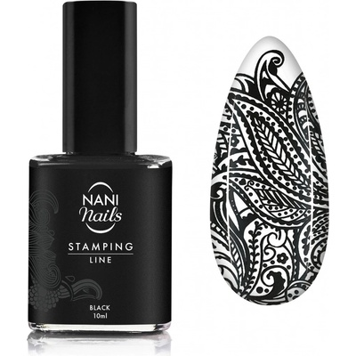 NANI lak na pečiatkovú metódu Black 10 ml