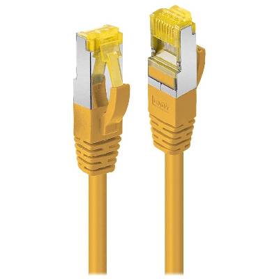 LINDY мрежов кабел Cat6A RJ45 S/FTP Cat7 LSZH кабел жълт 15m (47668)