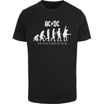 Mister Tee Тениска ACDC - Evolution Of Rock T-Shirt black XXLUB-MP5011714-00007 - Тъмносив, размер L